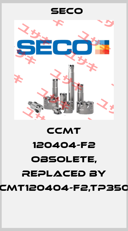 CCMT 120404-F2 obsolete, replaced by CCMT120404-F2,TP3500  Seco