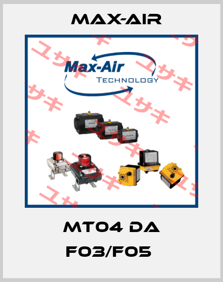 MT04 DA F03/F05  Max-Air