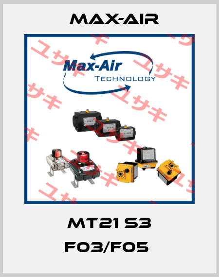 MT21 S3 F03/F05  Max-Air