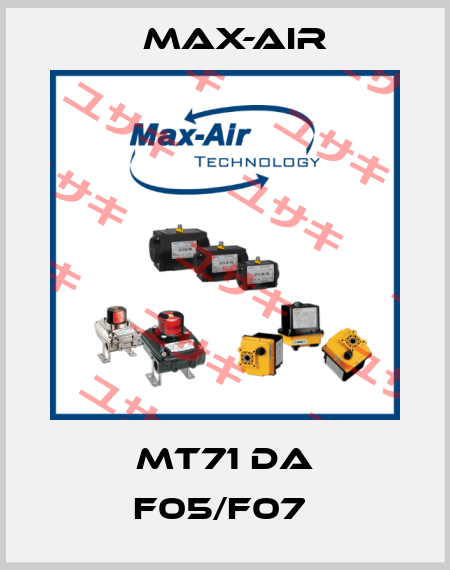 MT71 DA F05/F07  Max-Air