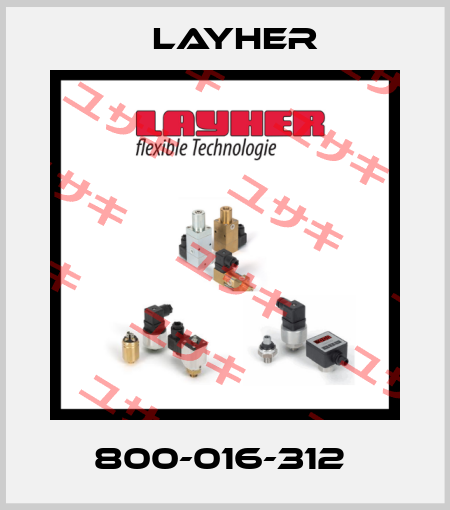 800-016-312  Layher