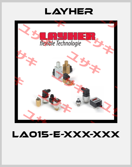 LA015-E-XXX-XXX  Layher