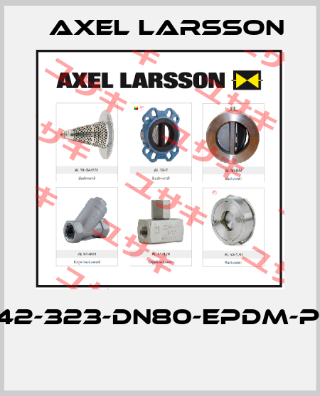 AL42-323-DN80-EPDM-PN10  AXEL LARSSON