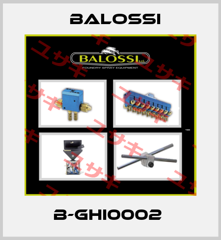B-GHI0002  Balossi
