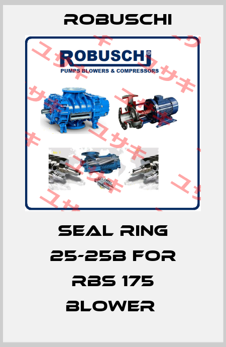 Seal ring 25-25B for RBS 175 Blower  Robuschi
