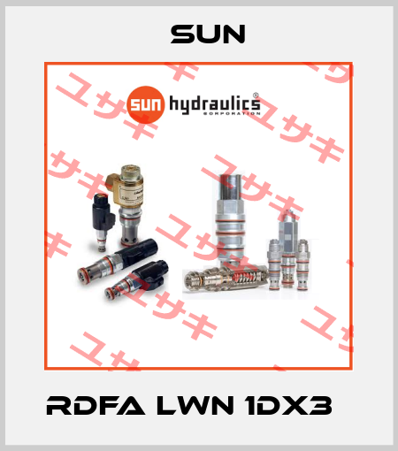 RDFA LWN 1Dx3   SUN