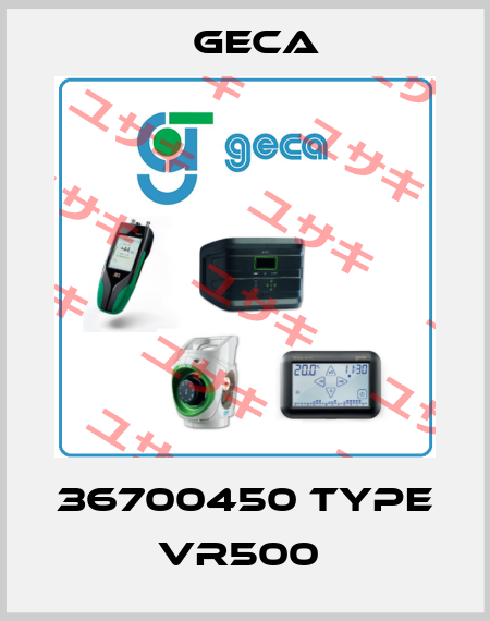 36700450 Type VR500  Geca