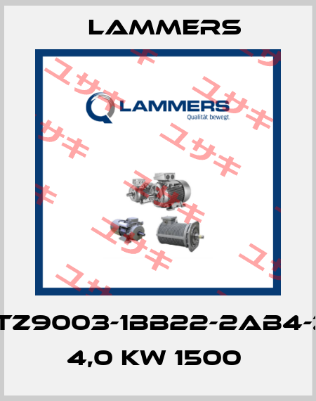 1TZ9003-1BB22-2AB4-Z  4,0 kW 1500  Lammers