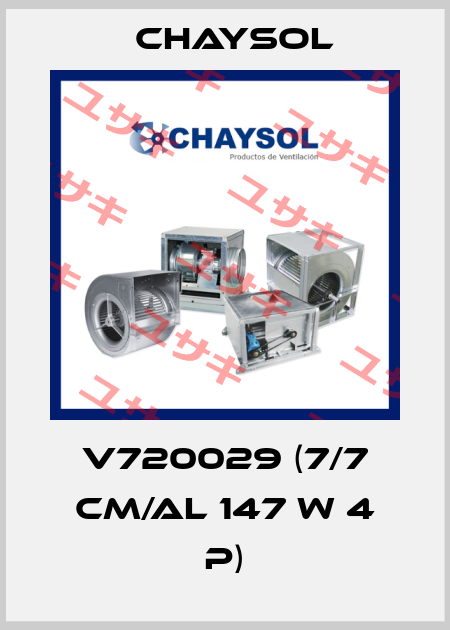 V720029 (7/7 CM/AL 147 W 4 P) Chaysol