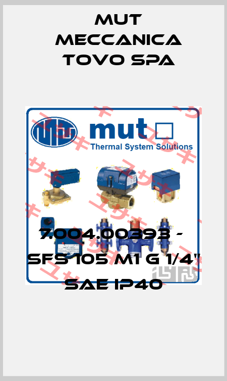 7.004.00393 -  SFS 105 M1 G 1/4" SAE IP40 Mut Meccanica Tovo SpA