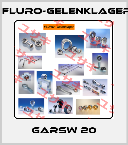GARSW 20 FLURO-Gelenklager