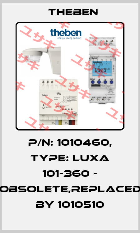 P/N: 1010460, Type: LUXA 101-360 - obsolete,replaced by 1010510 Theben