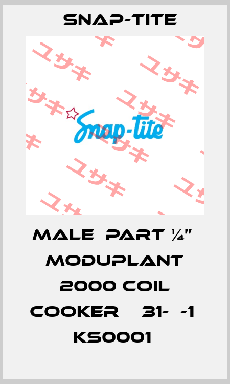 MALE  PART ¼”  MODUPLANT 2000 COIL COOKER  №31-С-1  KS0001  Snap-tite