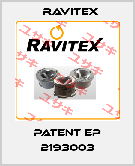 Patent EP 2193003 Ravitex