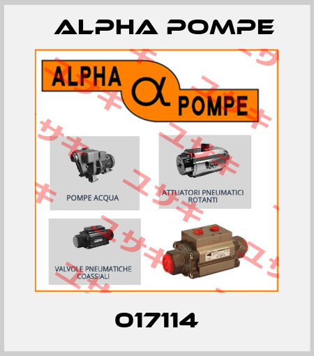 017114 Alpha Pompe