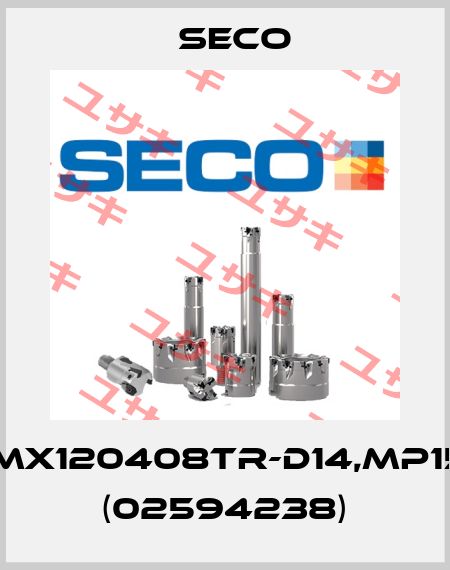 XOMX120408TR-D14,MP1500 (02594238) Seco