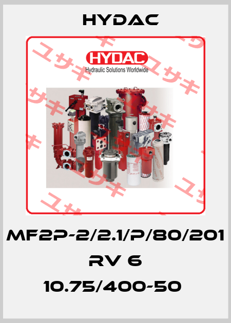 MF2P-2/2.1/P/80/201 RV 6 10.75/400-50  Hydac