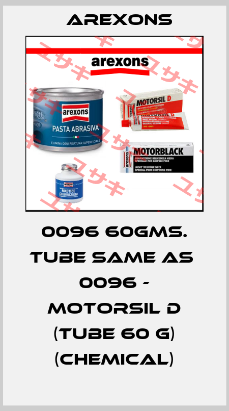 0096 60GMS. TUBE same as  0096 - MOTORSIL D (tube 60 g) (chemical) AREXONS