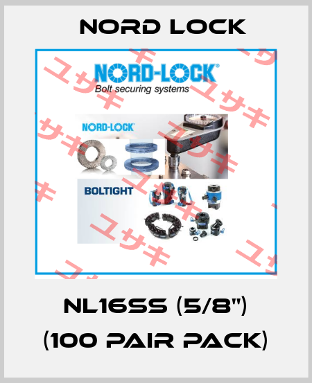 NL16ss (5/8") (100 pair pack) Nord Lock