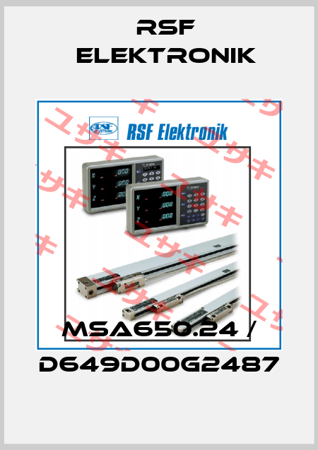 MSA650.24 / D649D00G2487 Rsf Elektronik