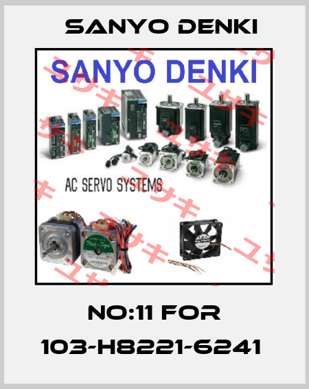 NO:11 FOR 103-H8221-6241  Sanyo Denki