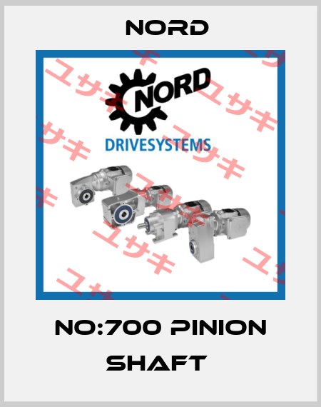 NO:700 PINION SHAFT  Nord