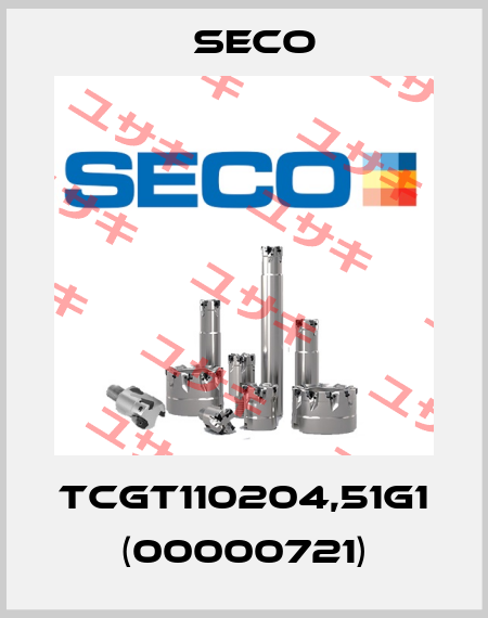 TCGT110204,51G1 (00000721) Seco