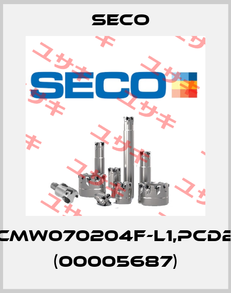 DCMW070204F-L1,PCD20 (00005687) Seco