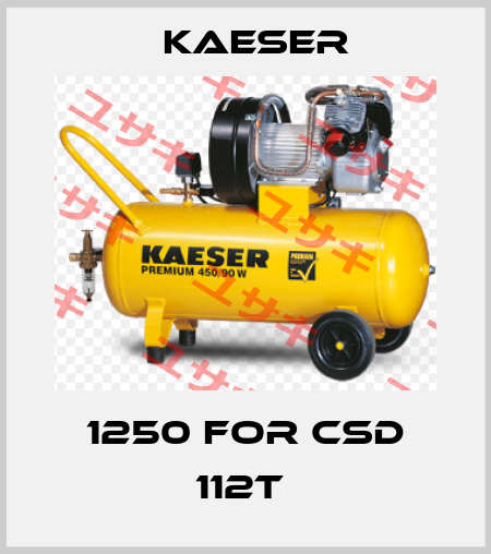 1250 for CSD 112T  Kaeser