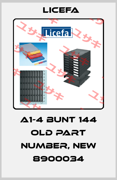 A1-4 BUNT 144 old part number, new 8900034 licefa
