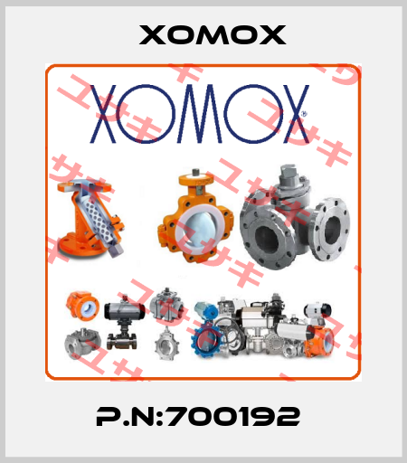P.N:700192  Xomox