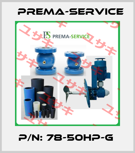 P/N: 78-50HP-G  Prema-service
