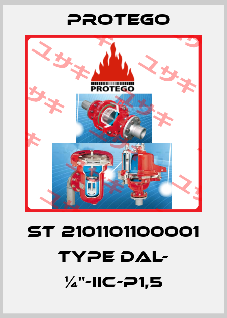 St 2101101100001 Type DAL- ¼"-IIC-P1,5 Protego