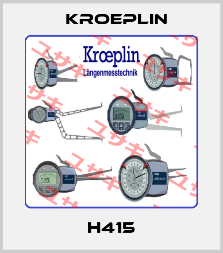 H415 Kroeplin
