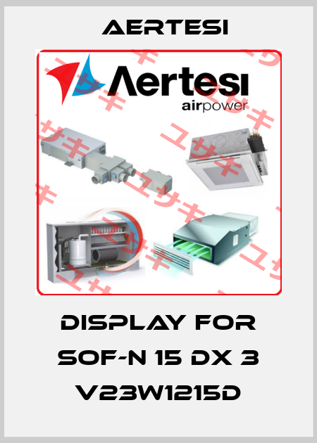 Display for SOF-N 15 DX 3 V23W1215D Aertesi