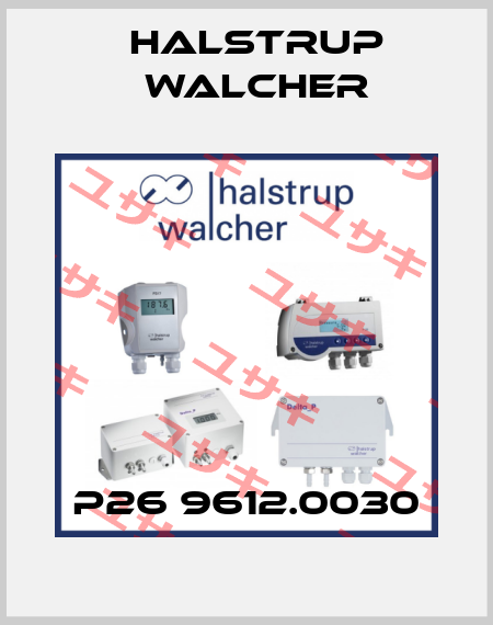 P26 9612.0030 Halstrup Walcher
