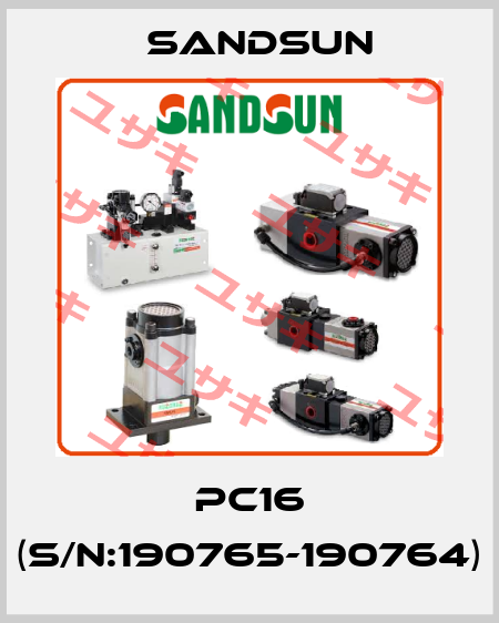 PC16 (S/N:190765-190764) Sandsun