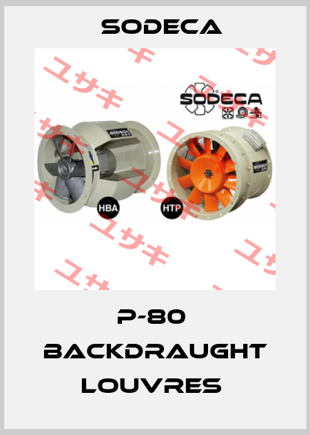 P-80  BACKDRAUGHT LOUVRES  Sodeca