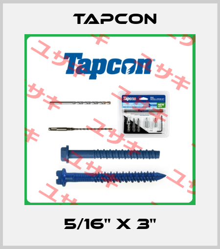 5/16" X 3" Tapcon