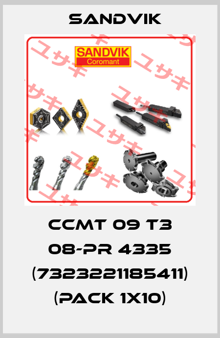 CCMT 09 T3 08-PR 4335 (7323221185411) (pack 1x10) Sandvik