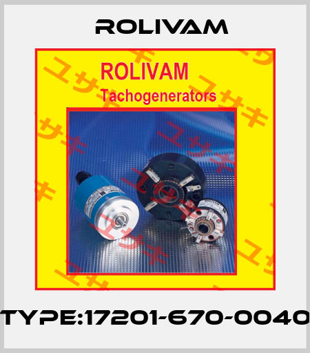 Type:17201-670-0040 Rolivam