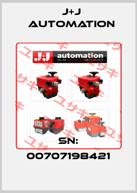 SN: 00707198421 J+J Automation