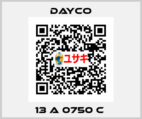 13 A 0750 C  Dayco