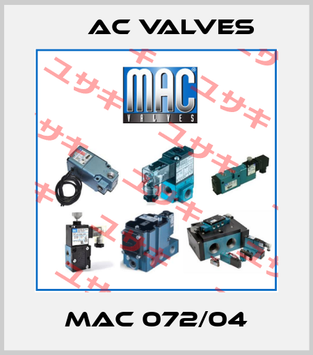 MAC 072/04 MAC