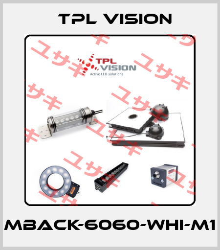 MBACK-6060-WHI-M1 TPL VISION