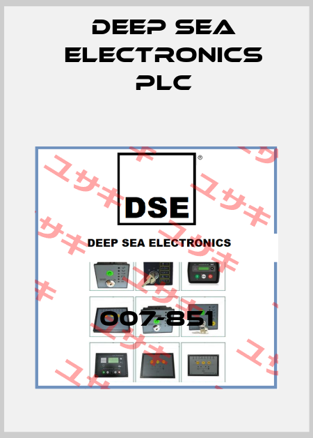 007-851 DEEP SEA ELECTRONICS PLC