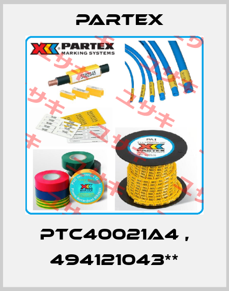PTC40021A4 , 494121043** Partex