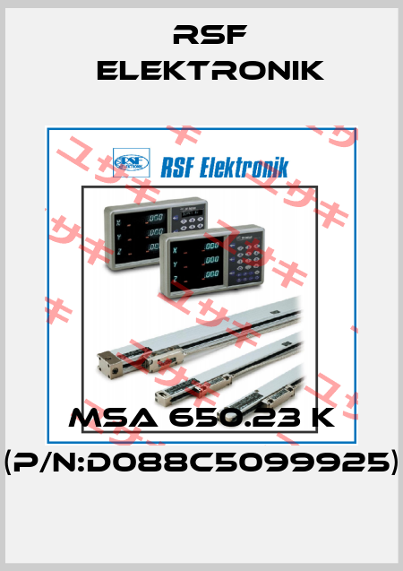 MSA 650.23 K (P/N:D088C5099925) Rsf Elektronik