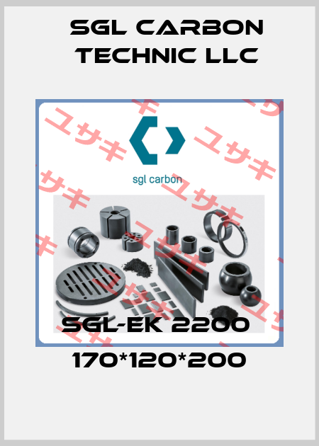 SGL-EK 2200  170*120*200 Sgl Carbon Technic Llc