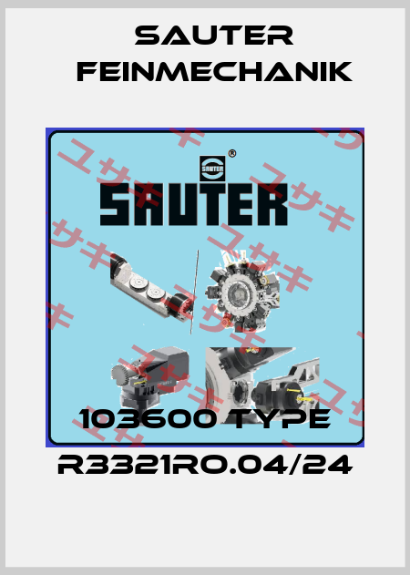 103600 type R3321RO.04/24 Sauter Feinmechanik